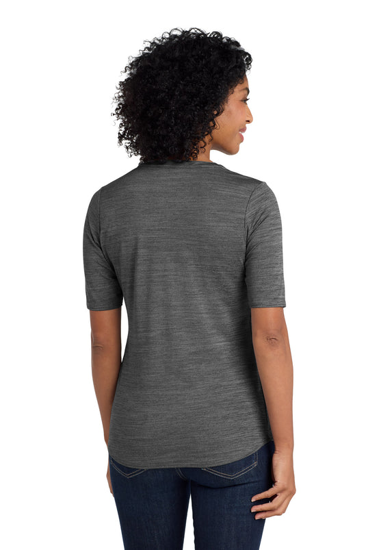 Port Authority  Women's Stretch Heather Open Neck Top  LK583
