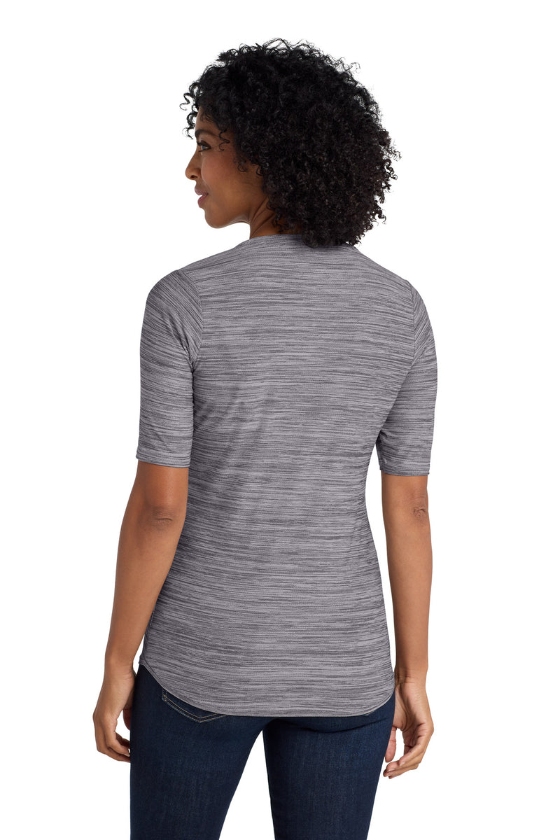 Load image into Gallery viewer, Port Authority  Women&#39;s Stretch Heather Open Neck Top  LK583
