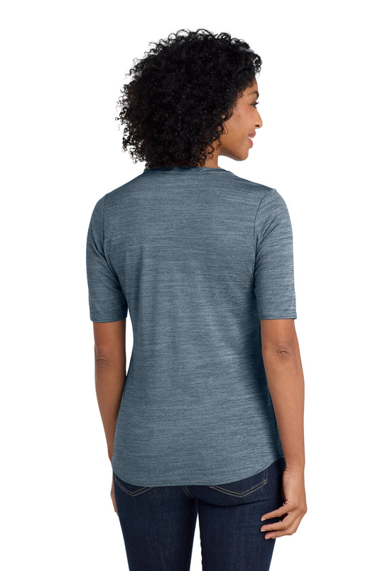 Port Authority  Women's Stretch Heather Open Neck Top  LK583