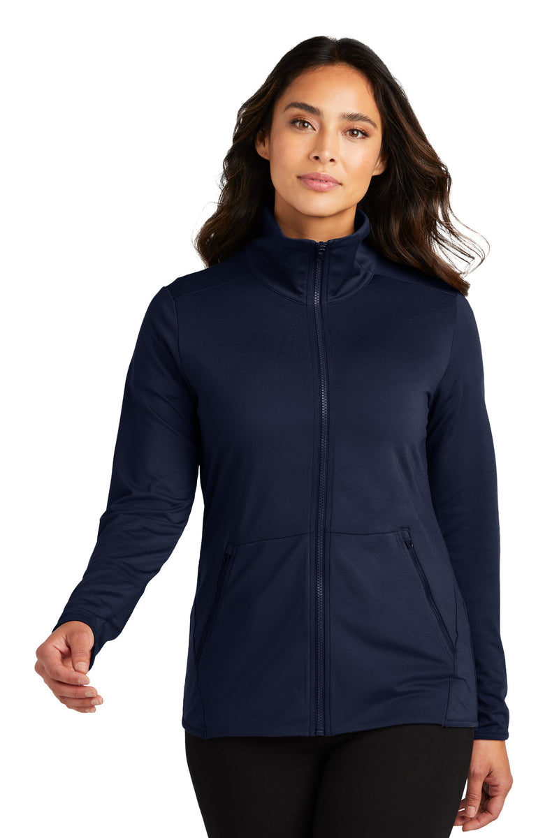 Load image into Gallery viewer, Port Authority Women&#39;s Accord Stretch Fleece Full-Zip LK595
