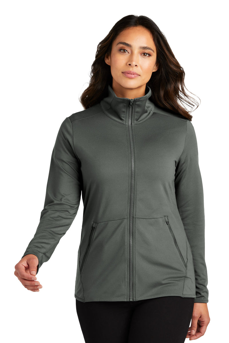 Load image into Gallery viewer, Port Authority Women&#39;s Accord Stretch Fleece Full-Zip LK595
