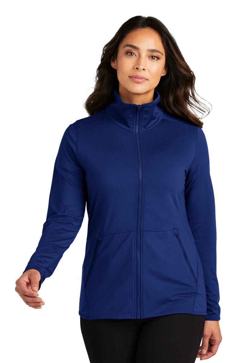 Load image into Gallery viewer, Port Authority Women&#39;s Accord Stretch Fleece Full-Zip LK595

