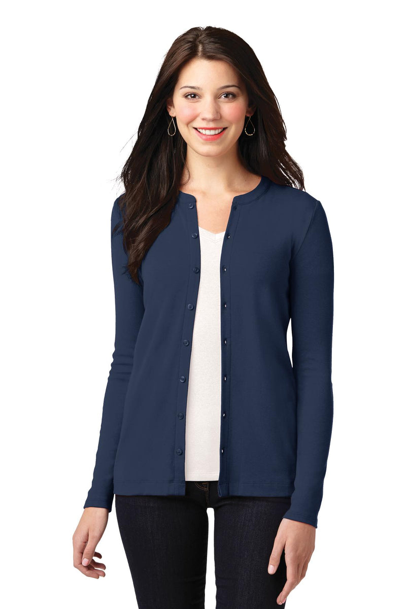 Load image into Gallery viewer, Port Authority Women&#39;s Concept Stretch Button-Front Cardigan. LM1008
