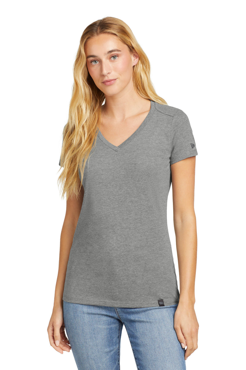 Load image into Gallery viewer, New Era  Women&#39;s Heritage Blend V-Neck Tee. LNEA101
