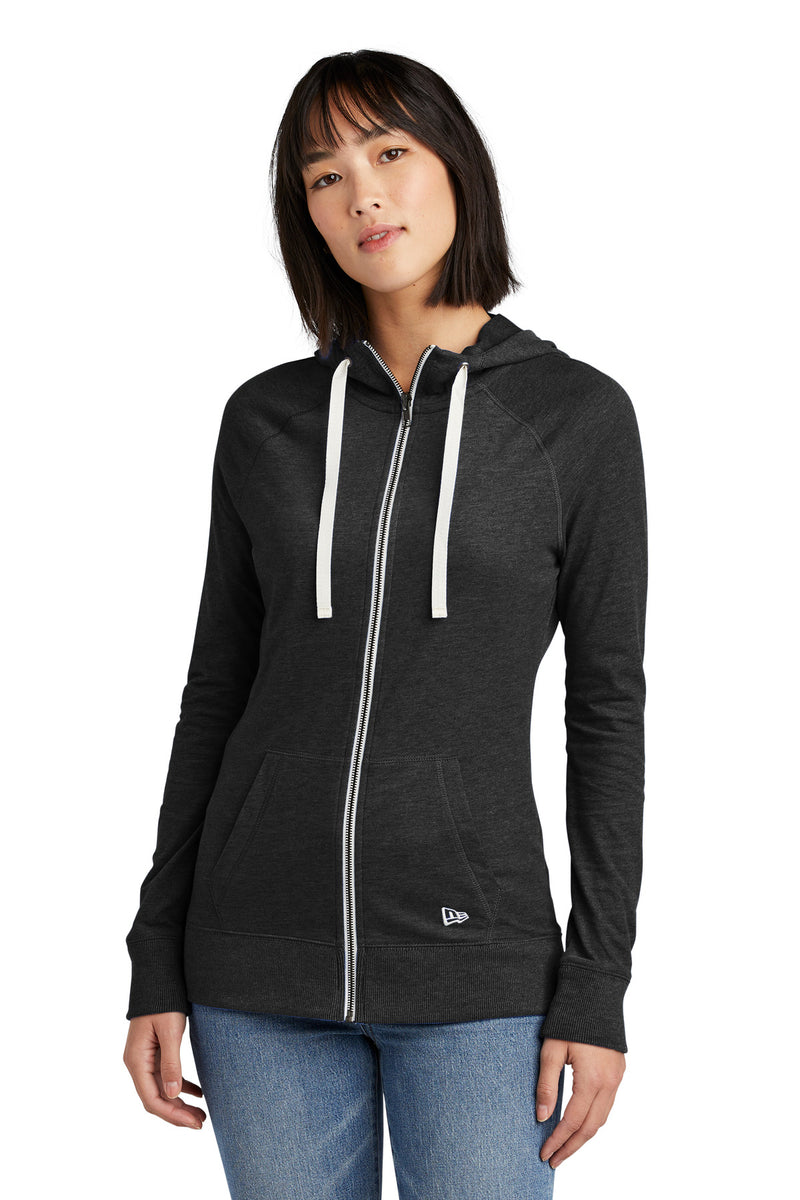 Load image into Gallery viewer, New Era Women&#39;s Sueded Cotton Blend Full-Zip Hoodie. LNEA122
