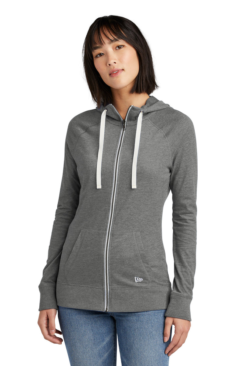Load image into Gallery viewer, New Era Women&#39;s Sueded Cotton Blend Full-Zip Hoodie. LNEA122
