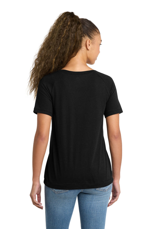 New Era  Women's Tri-Blend Performance Cinch Tee. LNEA133