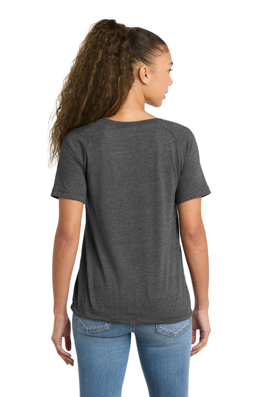 New Era  Women's Tri-Blend Performance Cinch Tee. LNEA133