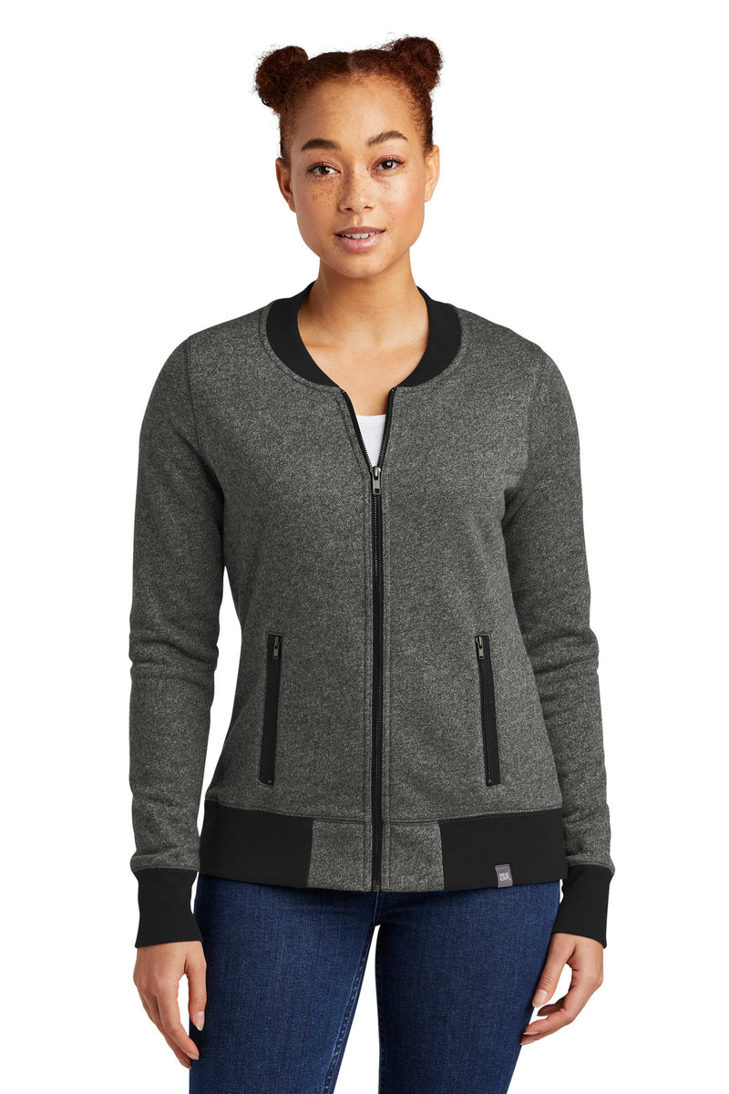 Load image into Gallery viewer, New Era Women&#39;s French Terry Baseball Full-Zip. LNEA503
