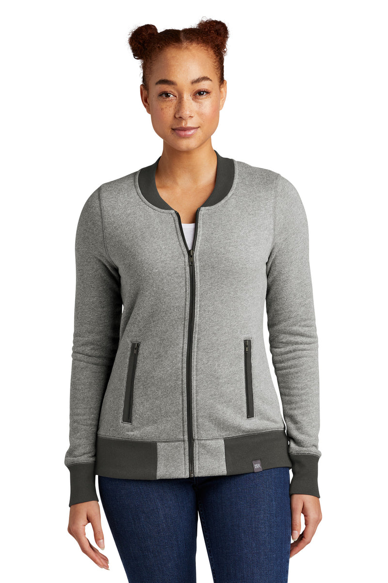 Load image into Gallery viewer, New Era Women&#39;s French Terry Baseball Full-Zip. LNEA503
