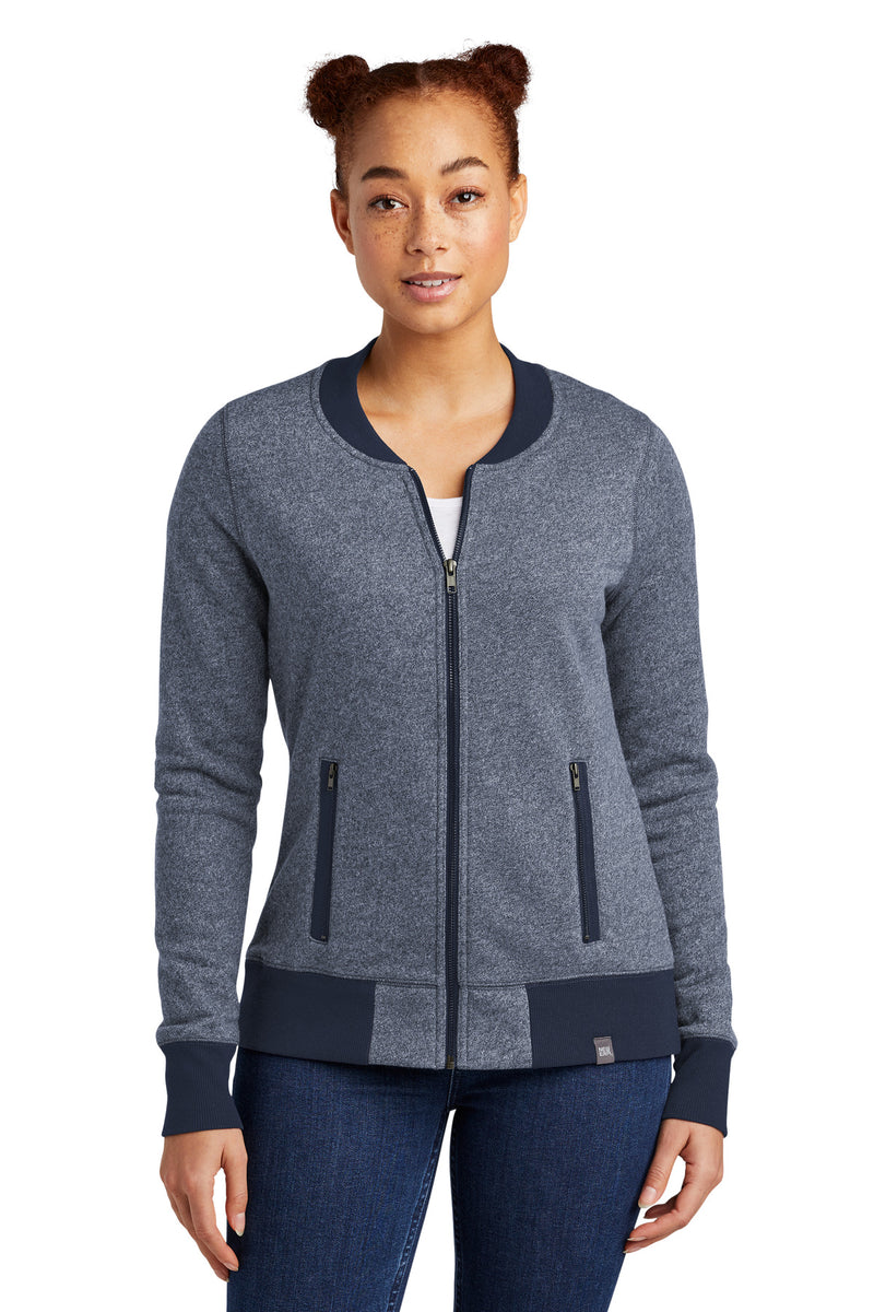 Load image into Gallery viewer, New Era Women&#39;s French Terry Baseball Full-Zip. LNEA503
