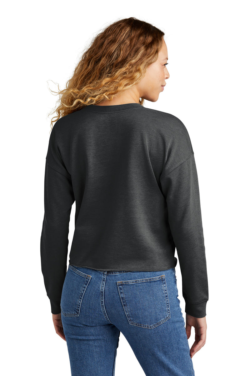 Load image into Gallery viewer, New Era Women&#39;s Tri-Blend Fleece Crop Crew LNEA514
