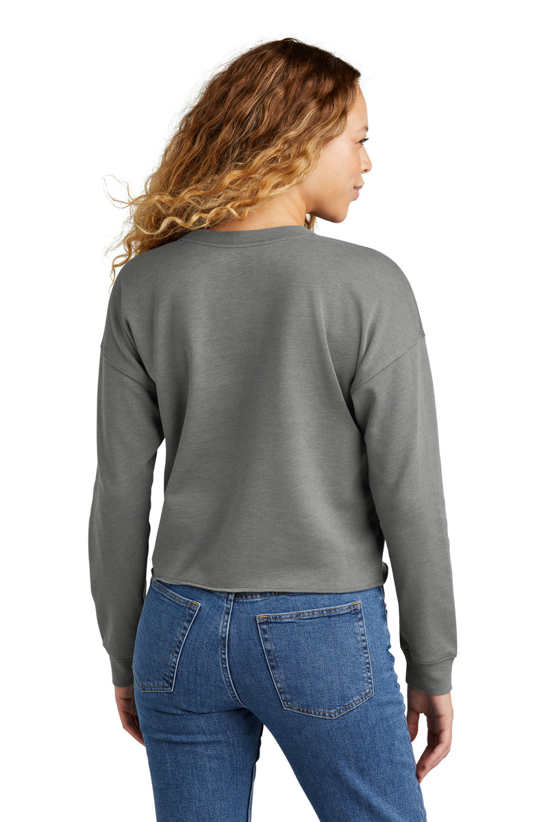 Load image into Gallery viewer, New Era Women&#39;s Tri-Blend Fleece Crop Crew LNEA514
