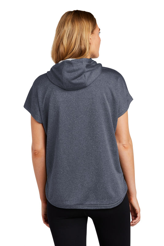 New Era  Women's Performance Terry Short Sleeve Hoodie LNEA533