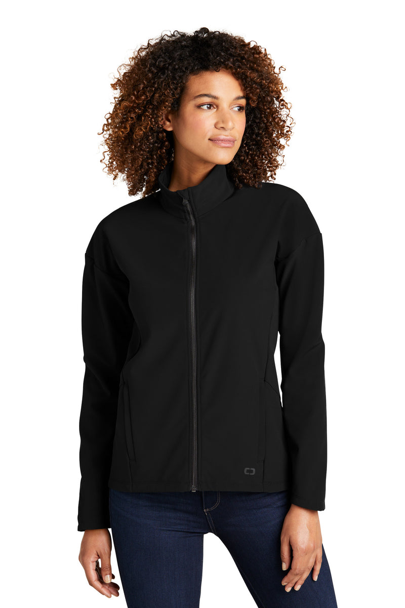 Load image into Gallery viewer, OGIO Women&#39;s Commuter Full-Zip Soft Shell LOG755
