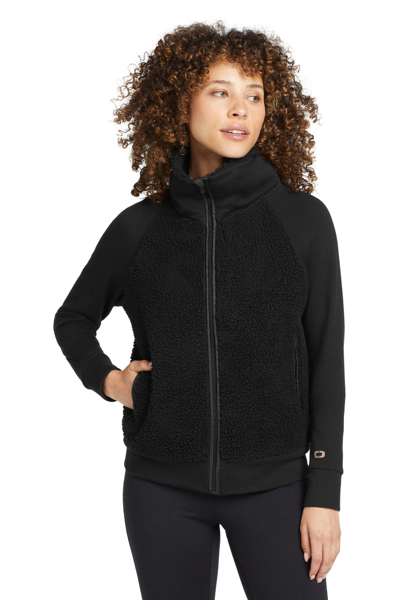 Load image into Gallery viewer, OGIO  Women&#39;s Luuma Sherpa Full-Zip. LOG815
