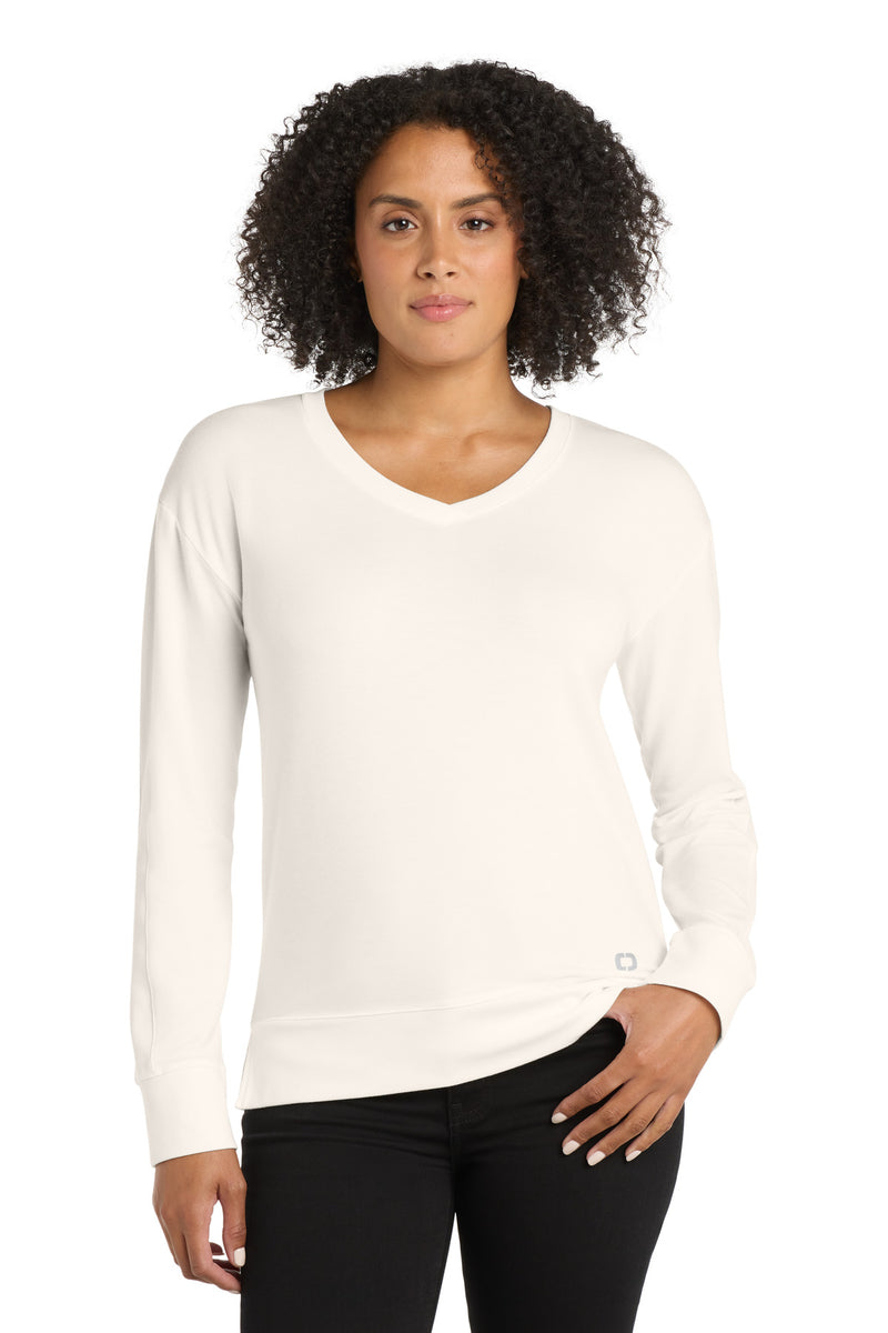 Load image into Gallery viewer, OGIO Women&#39;s Luuma Flex Long Sleeve V-Neck LOG825

