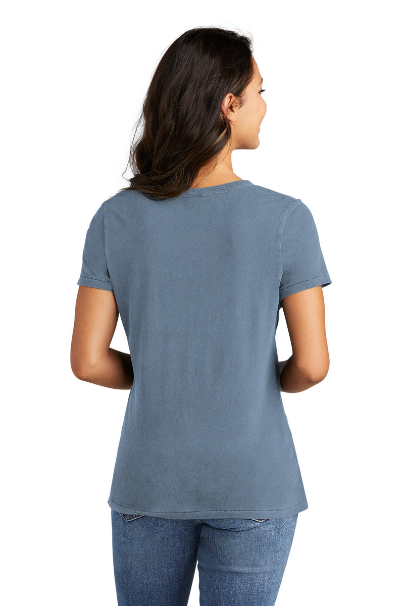 Load image into Gallery viewer, Port &amp; Co Women&#39;s Beach Wash Garment-Dyed V-Neck Tee LPC099V

