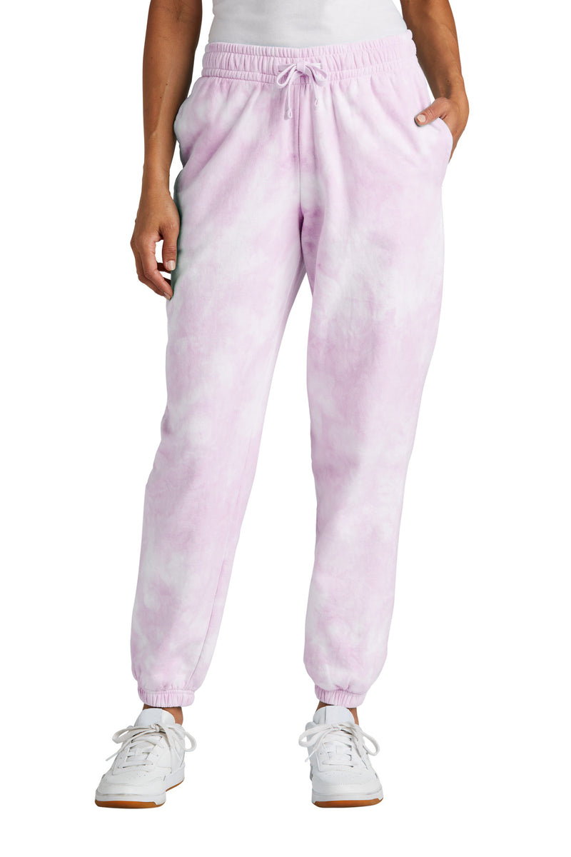 Load image into Gallery viewer, Port &amp; Co Women&#39;s Beach Wash Cloud Tie-Dye Sweatpant LPC140P
