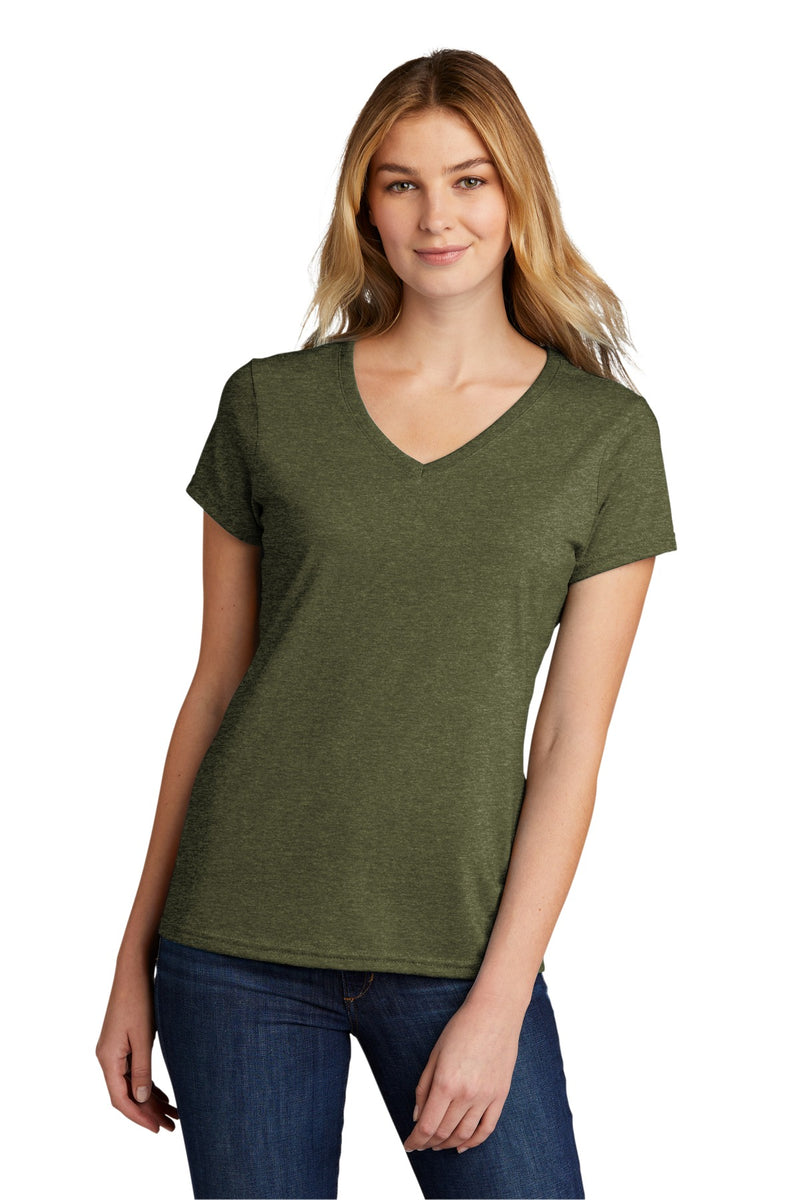 Load image into Gallery viewer, Port &amp; Co Women&#39;s Tri-Blend V-Neck Tee. LPC330V
