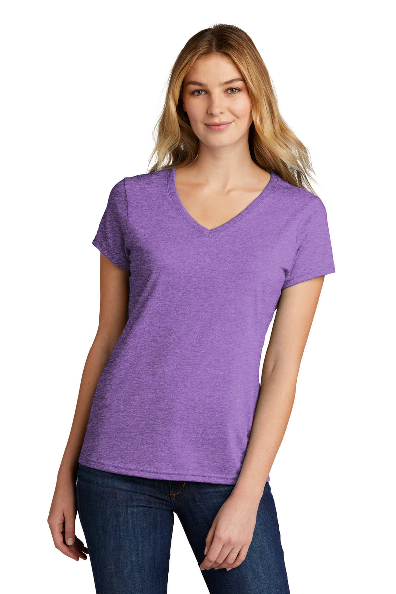 Load image into Gallery viewer, Port &amp; Co Women&#39;s Tri-Blend V-Neck Tee. LPC330V
