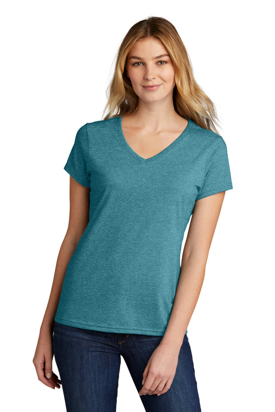 Port & Co Women's Tri-Blend V-Neck Tee. LPC330V
