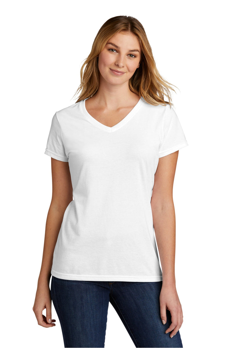 Load image into Gallery viewer, Port &amp; Co Women&#39;s Tri-Blend V-Neck Tee. LPC330V
