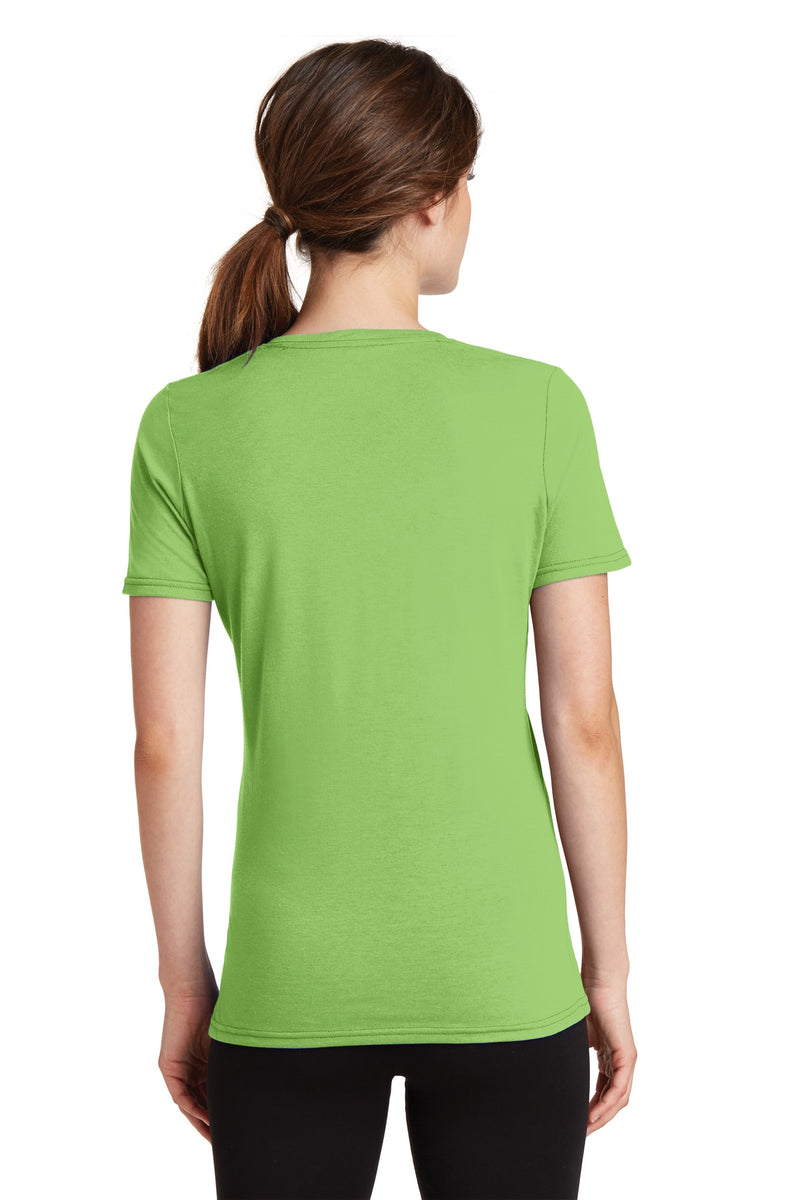 Load image into Gallery viewer, Port &amp; Co Women&#39;s Performance Blend V-Neck Tee. LPC381V

