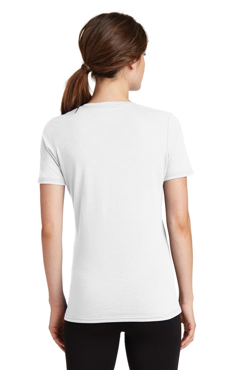 Load image into Gallery viewer, Port &amp; Co Women&#39;s Performance Blend V-Neck Tee. LPC381V
