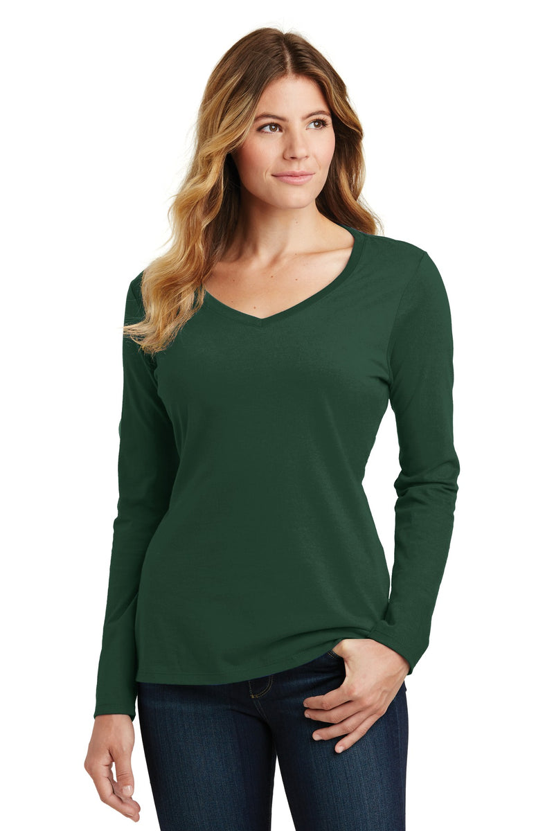 Load image into Gallery viewer, Port &amp; Co Women&#39;s Long Sleeve Fan Favorite V-Neck Tee. LPC450VLS

