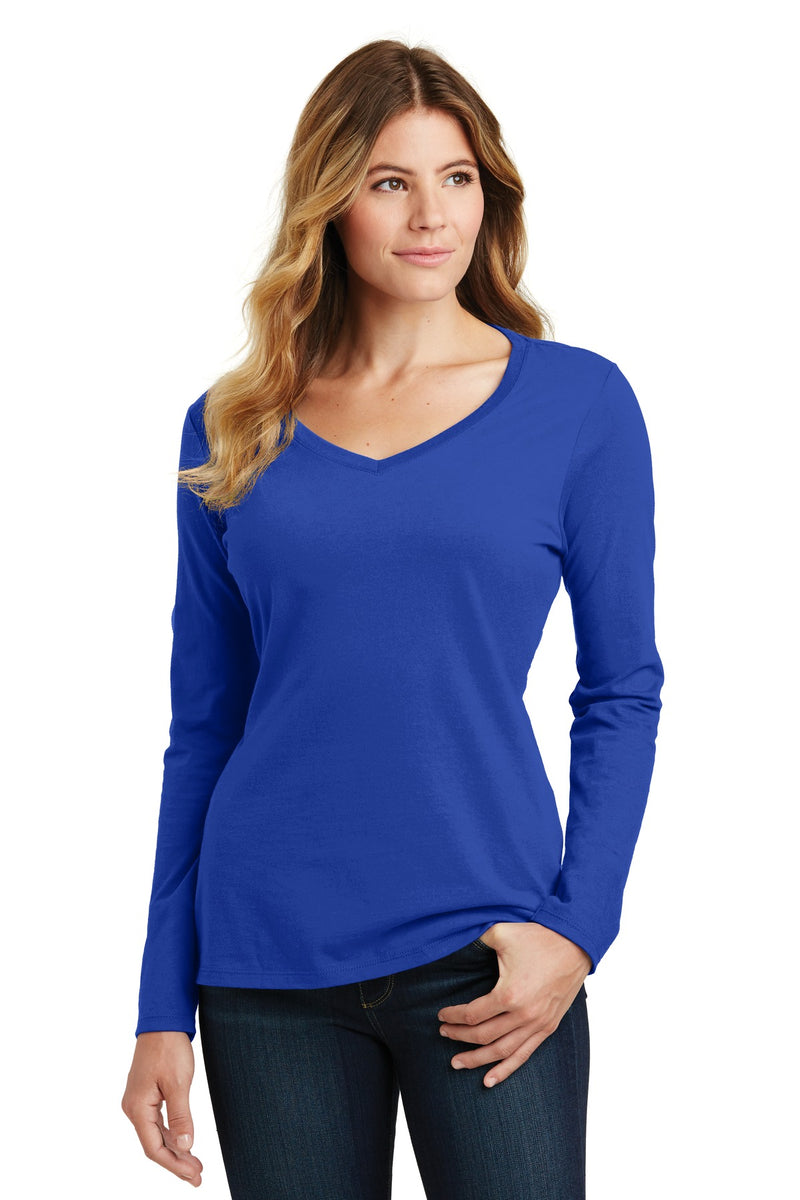 Load image into Gallery viewer, Port &amp; Co Women&#39;s Long Sleeve Fan Favorite V-Neck Tee. LPC450VLS
