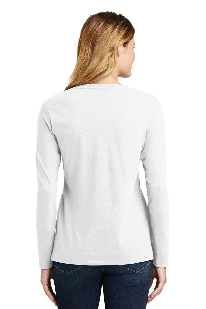 Load image into Gallery viewer, Port &amp; Co Women&#39;s Long Sleeve Fan Favorite V-Neck Tee. LPC450VLS
