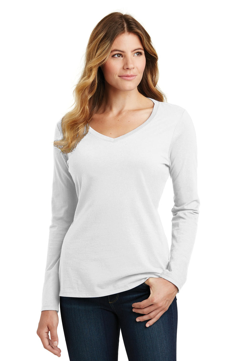 Load image into Gallery viewer, Port &amp; Co Women&#39;s Long Sleeve Fan Favorite V-Neck Tee. LPC450VLS
