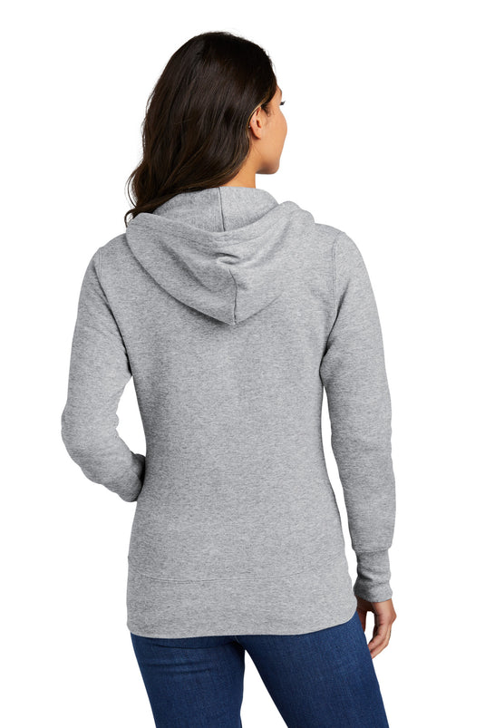 Port & Co Women's Core Fleece Full-Zip Hooded Sweatshirt. LPC78ZH