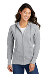 Port & Co Women's Core Fleece Full-Zip Hooded Sweatshirt. LPC78ZH