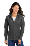Port & Co Women's Core Fleece Full-Zip Hooded Sweatshirt. LPC78ZH