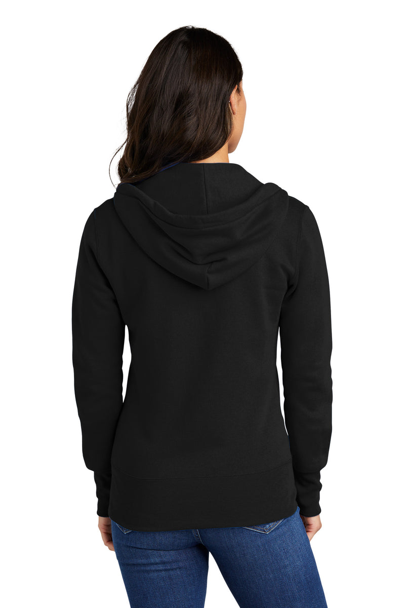 Load image into Gallery viewer, Port &amp; Co Women&#39;s Core Fleece Full-Zip Hooded Sweatshirt. LPC78ZH
