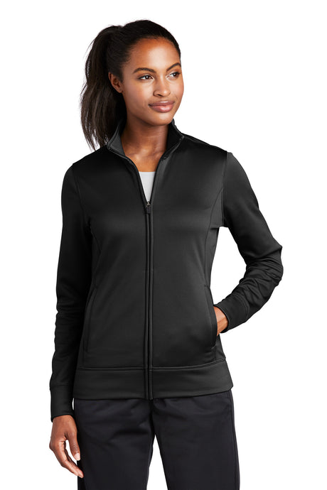 Sport-Tek Women's Sport-Wick Fleece Full-Zip Jacket.  LST241