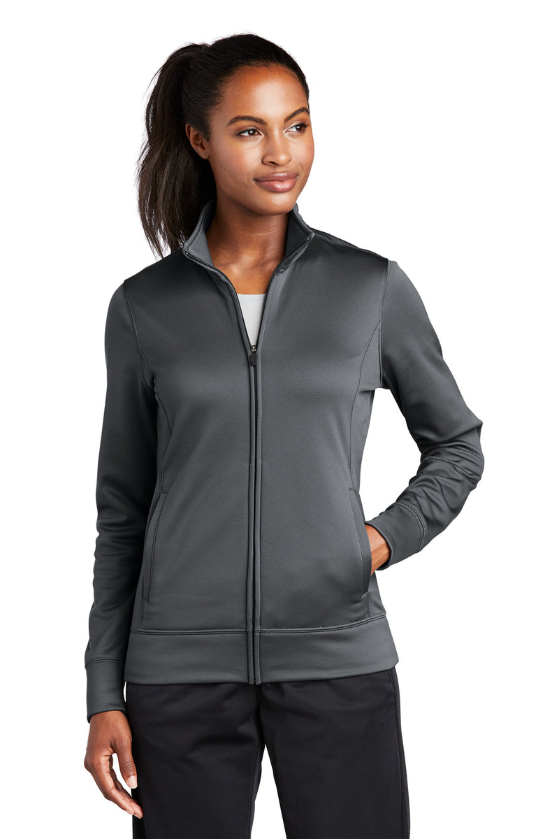 Load image into Gallery viewer, Sport-Tek Women&#39;s Sport-Wick Fleece Full-Zip Jacket.  LST241
