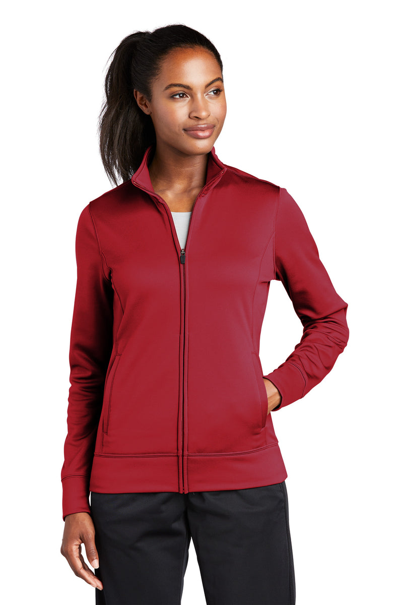 Load image into Gallery viewer, Sport-Tek Women&#39;s Sport-Wick Fleece Full-Zip Jacket.  LST241
