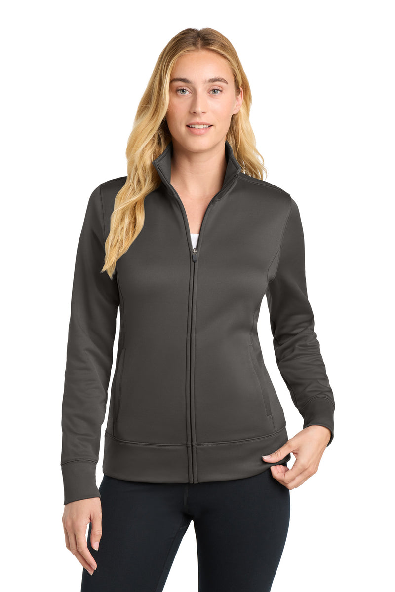 Load image into Gallery viewer, Sport-Tek Women&#39;s Sport-Wick Fleece Full-Zip Jacket.  LST241
