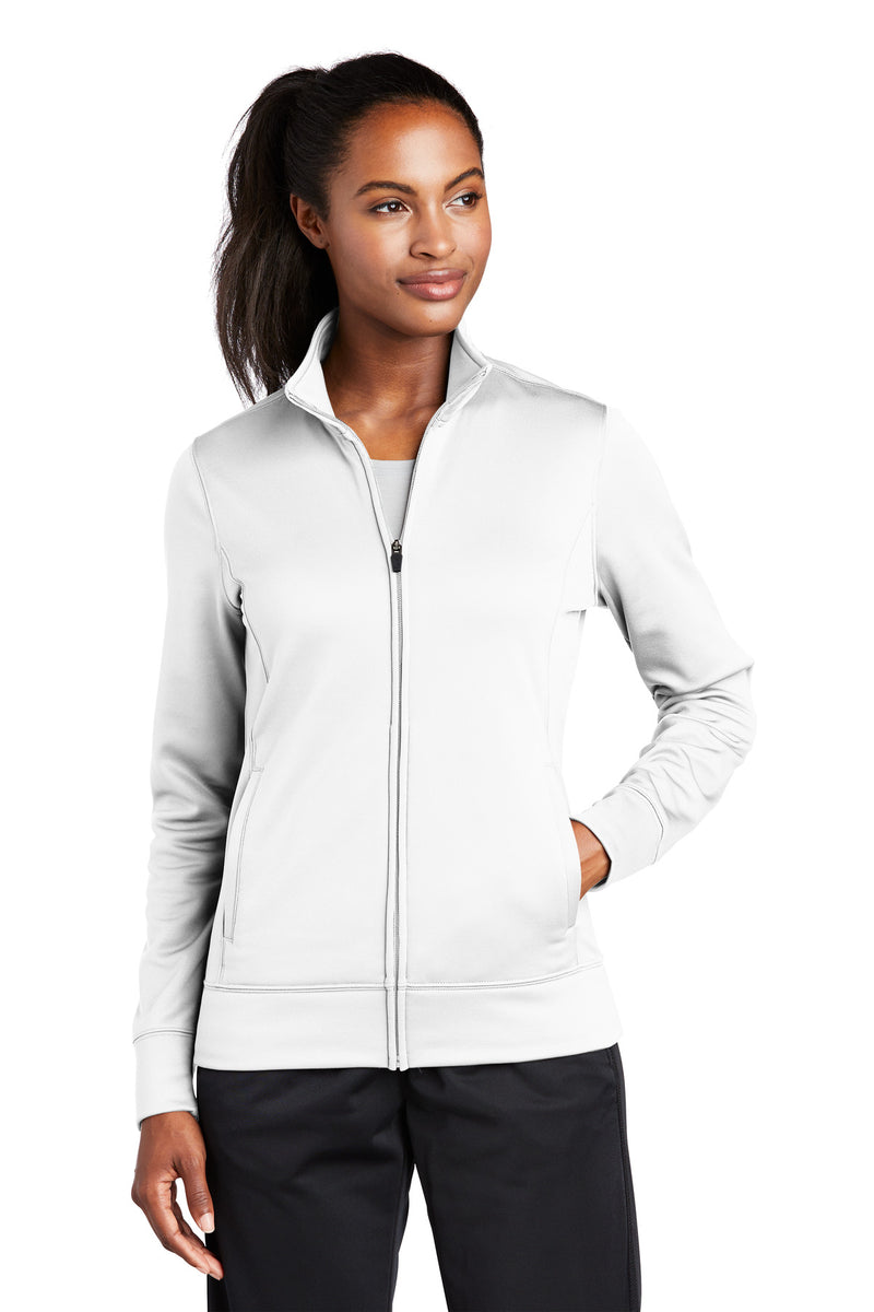 Load image into Gallery viewer, Sport-Tek Women&#39;s Sport-Wick Fleece Full-Zip Jacket.  LST241
