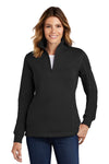 Sport-Tek Women's 1/4-Zip Sweatshirt. LST253