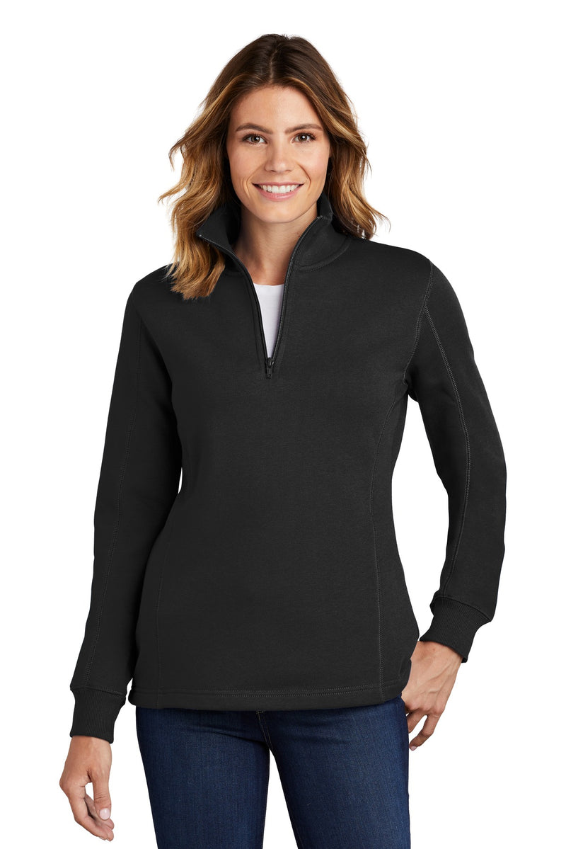 Load image into Gallery viewer, Sport-Tek Women&#39;s 1/4-Zip Sweatshirt. LST253
