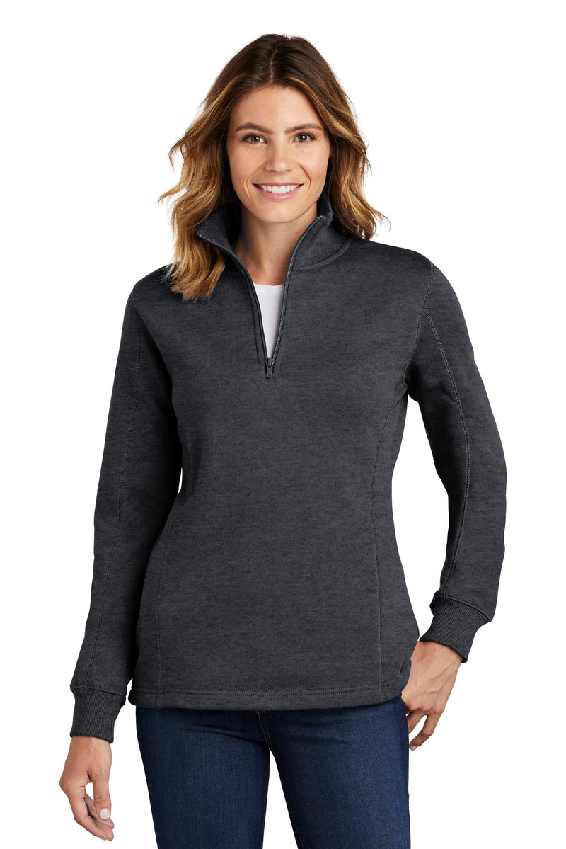 Load image into Gallery viewer, Sport-Tek Women&#39;s 1/4-Zip Sweatshirt. LST253

