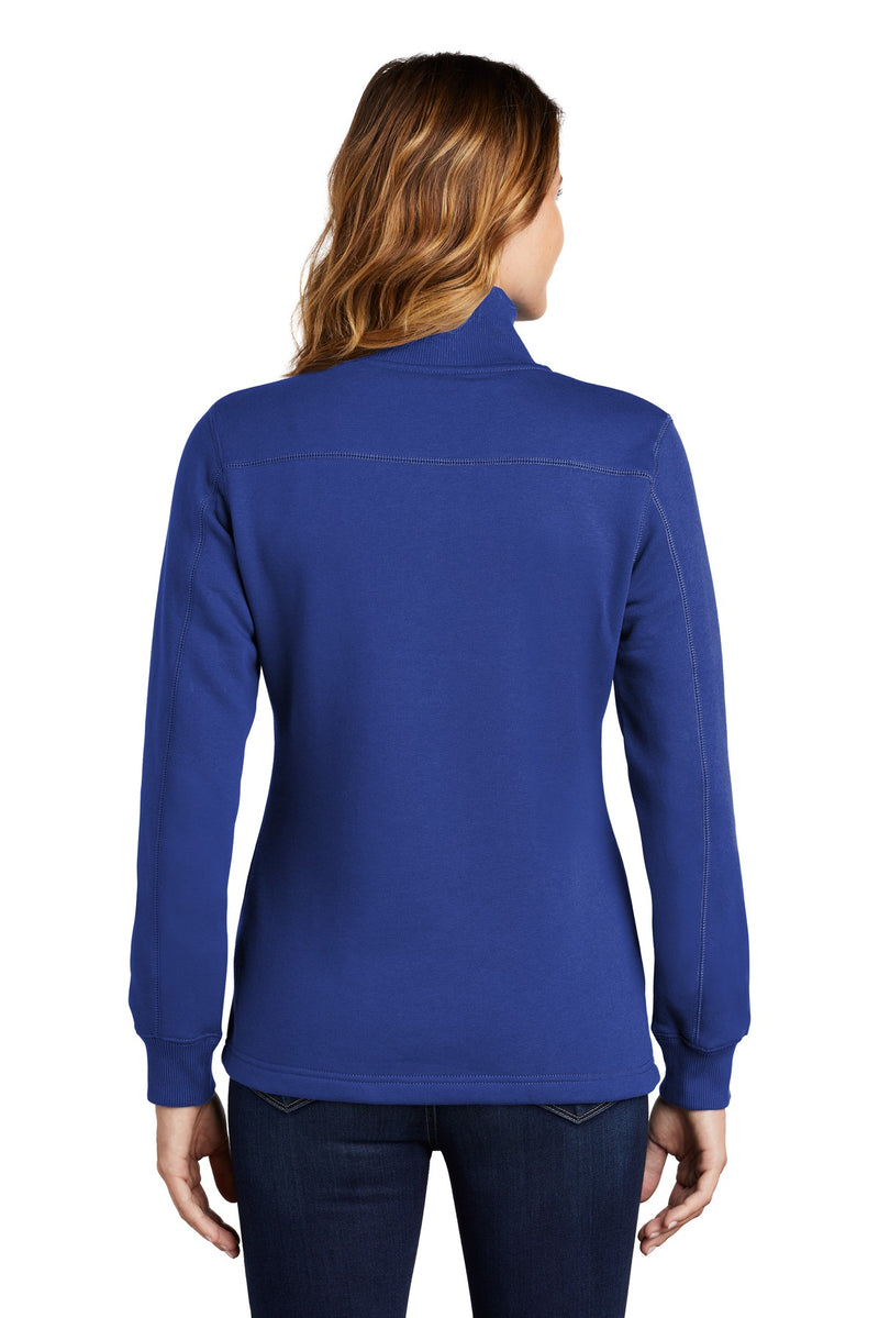 Load image into Gallery viewer, Sport-Tek Women&#39;s 1/4-Zip Sweatshirt. LST253
