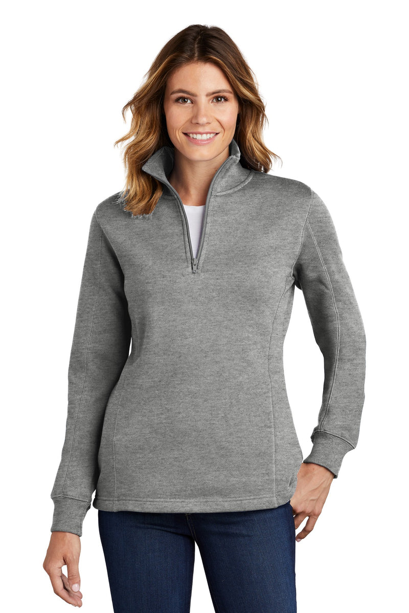 Load image into Gallery viewer, Sport-Tek Women&#39;s 1/4-Zip Sweatshirt. LST253
