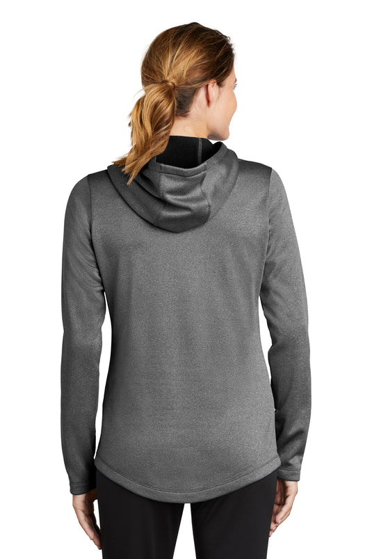 Sport-Tek  Women's PosiCharge  Sport-Wick  Heather Fleece Hooded Pullover. LST264