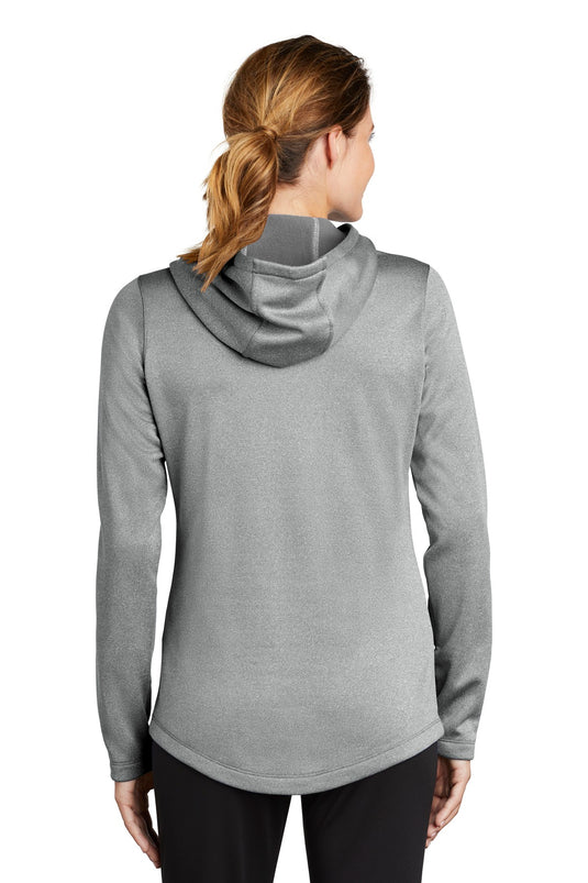 Sport-Tek  Women's PosiCharge  Sport-Wick  Heather Fleece Hooded Pullover. LST264