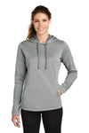 Sport-Tek  Women's PosiCharge  Sport-Wick  Heather Fleece Hooded Pullover. LST264